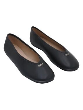 COACH Houston Leather Ballet Flats Black Size 7B